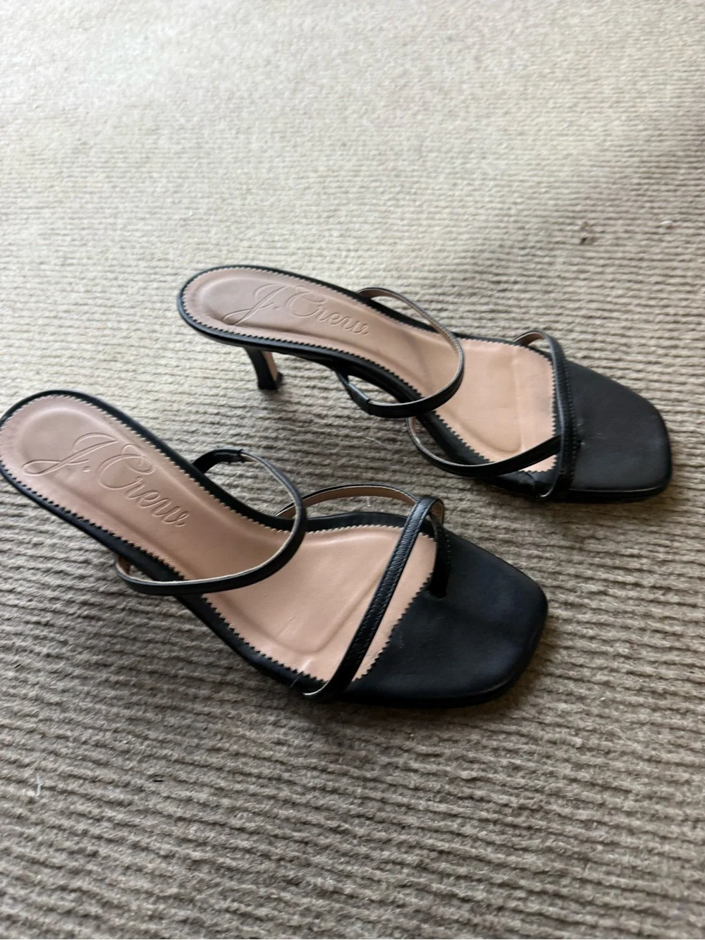 J. Crew Violetta Sandals, size 10, black